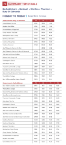 Bus route 73 via Bardwell 