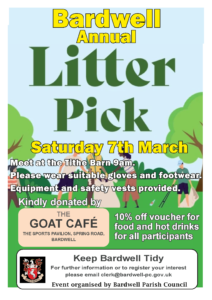 Litter pick poster